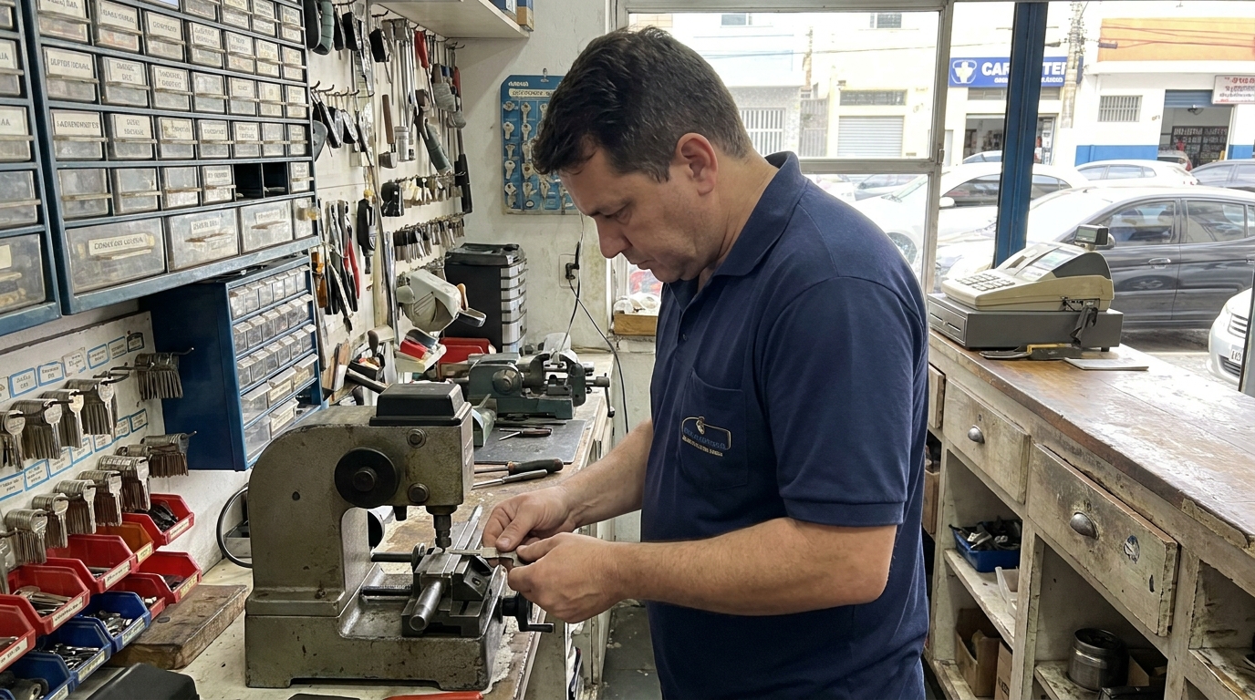 Confecção de Chave Automotiva profissional em Uberlândia‑MG